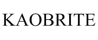 KAOBRITE trademark