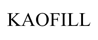 KAOFILL trademark