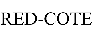 RED-COTE trademark