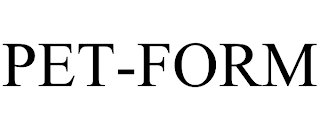PET-FORM trademark