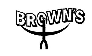 BROWN'S trademark