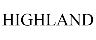 HIGHLAND trademark