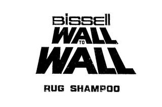 BISSELL WALL TO WALL RUG SHAMPOO