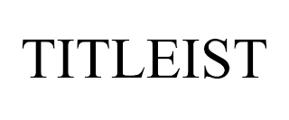 TITLEIST trademark