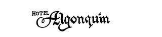 HOTEL ALGONQUIN trademark
