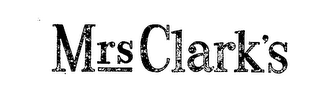 MRS CLARK'S trademark