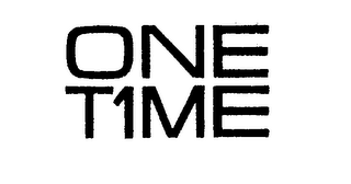 ONE TIME trademark