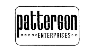 PATTERSON ENTERPRISES ON ENTERPRISES 