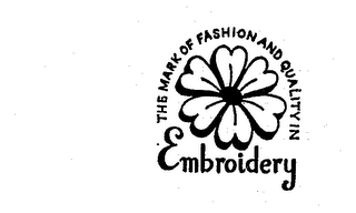 THE MARK OF FASHION AND QUALITY IN EMBROIDERY