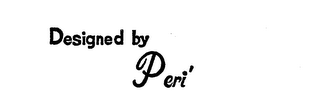 DESIGNED BY PERI' trademark