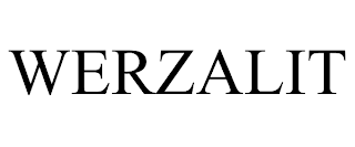 WERZALIT trademark
