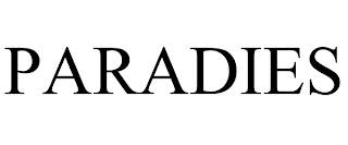 PARADIES trademark