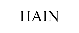 HAIN trademark