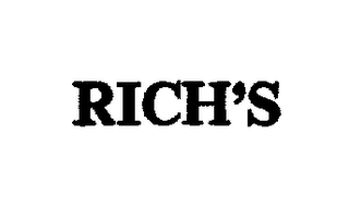 RICH'S trademark