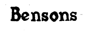 BENSONS