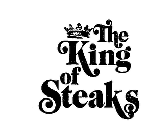 THE KING OF STEAKS trademark
