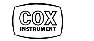 COX INSTRUMENT