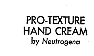 PRO-TEXTURE HAND CREAM BY NEUTROGENA