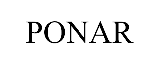 PONAR trademark