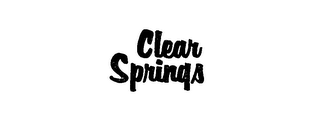 CLEAR SPRINGS