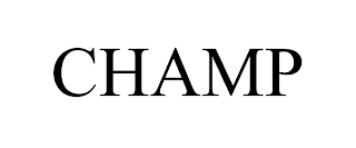 CHAMP trademark