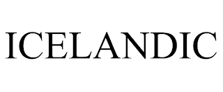 ICELANDIC trademark