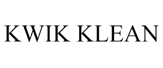KWIK KLEAN trademark