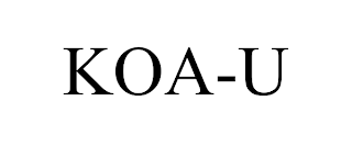 KOA-U trademark