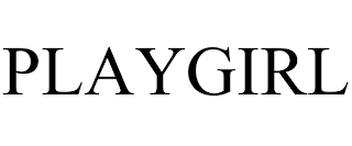 PLAYGIRL trademark
