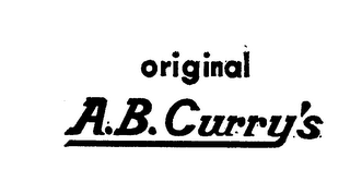 ORIGINAL A.B. CURRY'S