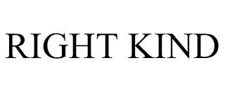 RIGHT KIND trademark