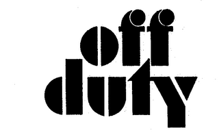 OFF DUTY trademark