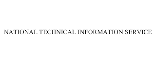 NATIONAL TECHNICAL INFORMATION SERVICE trademark