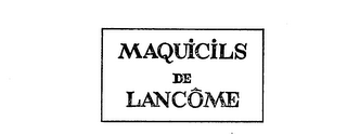 MAQUICILS DE LANCOME