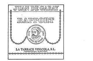 JUAN DE GARAY RAPPORT LA TARRACO VINICOLA S.L.  TARRAGONA (ESPANA) 1528 1583