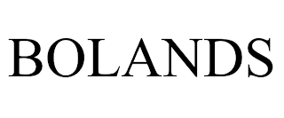 BOLANDS trademark