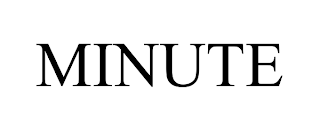 MINUTE trademark