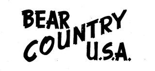 BEAR COUNTRY U.S.A. trademark