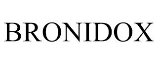 BRONIDOX trademark