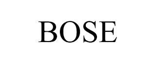 BOSE trademark