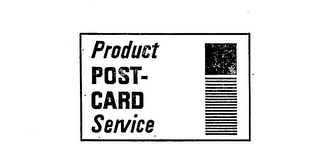 PRODUCT POST-CARD SERVICE