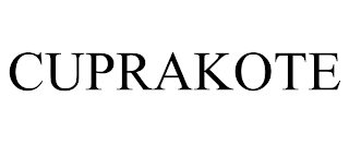 CUPRAKOTE trademark