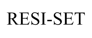 RESI-SET trademark