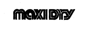 MAXIDRY trademark