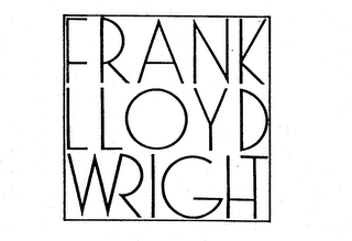 FRANK LLOYD WRIGHT trademark
