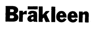BRAKLEEN trademark
