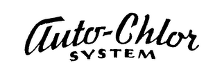 AUTO-CHLOR SYSTEM trademark