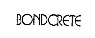 BONDCRETE trademark