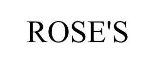 ROSE'S trademark