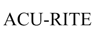 ACU-RITE trademark